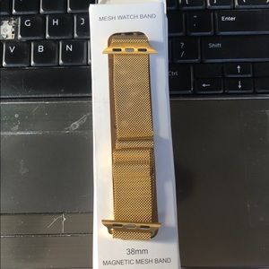 38mm Milanese Loop Band for Apple Watch Gold